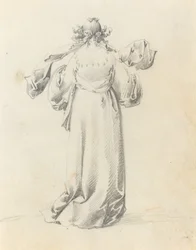Dame von hinten gesehen