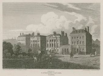Nordseite des Cavendish Square, London
