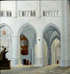 Innenraum der Kirche St. Bavon in Haarlem