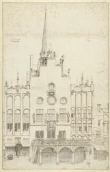 Ansicht des Rathauses von 