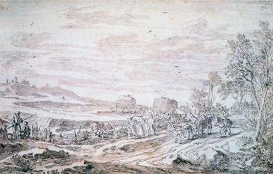 Landschaft mit Schnittern, ca. 1615-1661