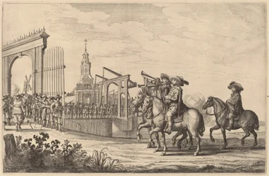 Einzug von Maria de Medici in Amsterdam [Tafel 1 von 6]