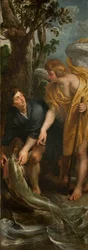Der wunderbare Fischfang Triptychon, rechte Tafel, 1618-1619