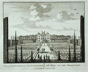 Haus und Gärten in Saint Annen-Land, aus 