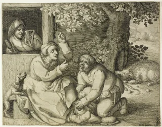 Allegorie des ehelichen Streits