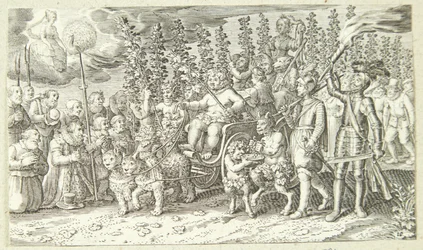 Triumphzug des Bacchus nach Theben