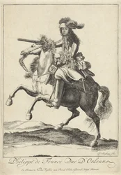 Reiterporträt von Philipp I., Herzog von Orléans
