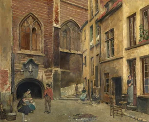 Die alte Antwerpener Metzgerhalle