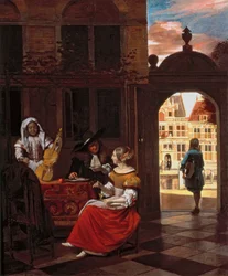 Eine musikalische Gesellschaft, 1677