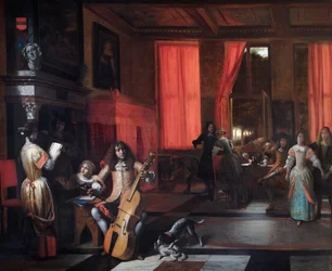 Eine musikalische Gesellschaft, ca. 1675