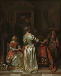 Die Begrüßung, ca. 1675
