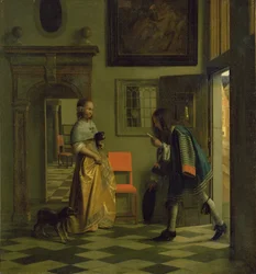 Der Bote, um 1669