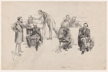 Das Abgeordnetenhaus während der Debatte über die Verfassungsänderung im Jahr 1887
