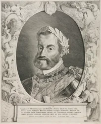 Porträt von Kaiser Karl V., 1644