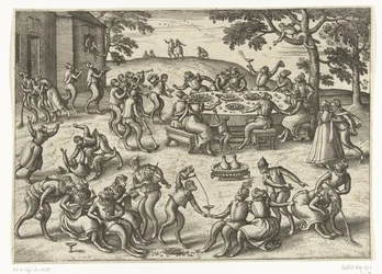 Bankett im Freien, Affenspiel (Serientitel)