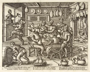 Die fette Küche, veröffentlicht ca. 1585