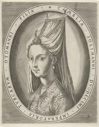 Porträt von Camalia, Tochter von Suleyman I. dem Großen (Porträts von Herrschern)