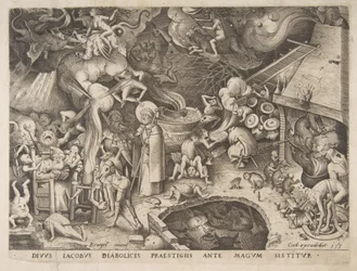 Der heilige Jakobus und der Magier Hermogenes