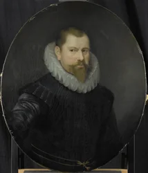 Porträt von Cornelis Matelieff der Jüngere, Direktor der Rotterdamer Kammer der Niederländischen Ostindien-Kompanie, gewählt 1602