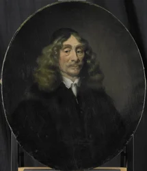 Porträt von Johan de Reus, Direktor der Rotterdamer Kammer der Niederländischen Ostindien-Kompanie, gewählt 1657