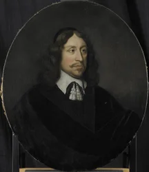 Porträt von Johan de Vries, Direktor der Rotterdamer Kammer der Niederländischen Ostindien-Kompanie, gewählt 1667