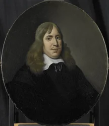 Porträt von Willem Hartigsvelt, Direktor der Rotterdamer Kammer der Niederländischen Ostindien-Kompanie, gewählt 1657