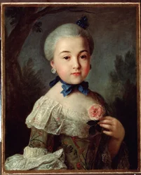Porträt von Gräfin Varvara Scheremetjewa, 1760
