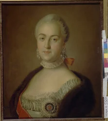 Porträt der Großherzogin Jekaterina Alexejewna, 1761