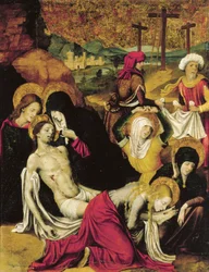 Die Kreuzabnahme Christi, oder Pieta von Tanger, von Pietro Cavaro