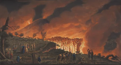 Tafel XXXVIII aus Campi Phlegraei: Beobachtungen der Vulkane der beiden Sizilien von William Hamilton, 1776