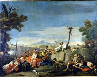 Die bronzene Schlange (18. Jahrhundert), Gemälde von Pietro Ligari