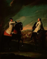 Guglielmo de Montfort und sein Feldbegleiter
