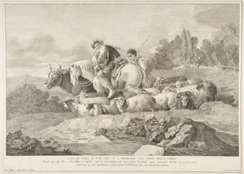 Einer der Söhne Noahs, der einen Teil der Erde bevölkert