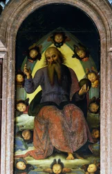 Gottvater segnet (Detail)