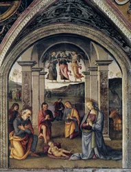 Die Geburt Christi (Fresko)