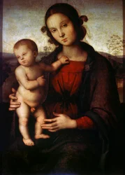 Maria mit dem Kind, spätes 15. oder frühes 16. Jahrhundert