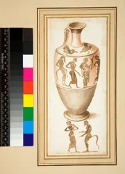 Eine Vase