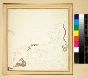 Unvollständige Zeichnung des 