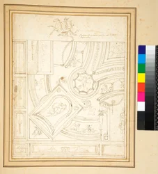 Ornamento di una stanza anticha tutta di stucco di bassorileuo