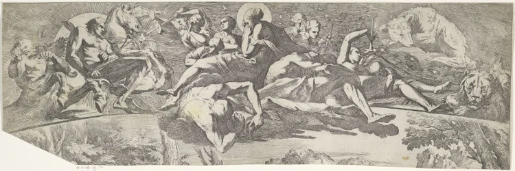 Allegorie des Herbstes (oberer Teil)