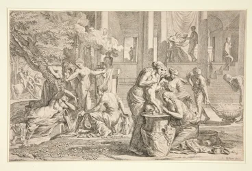 Die Geburt und Kindheit des Achilles