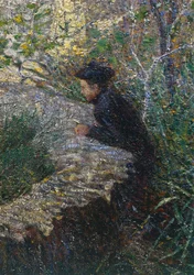 Aprilmorgen in Ligurien oder Oliven bei Albaro