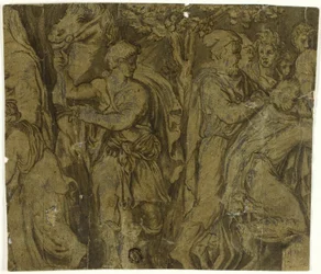 Geschichte von Niobe: Jugend mit Pferd; Anbeter