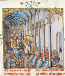 Bischofsweihe aus dem Pontifikale von Bischof Erasmus Ciolek, ca. 1510