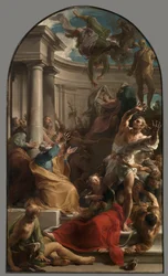 Der Fall von Simon Magus, um 1745-1750
