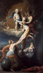 Allegorie auf den Tod der Kinder von Ferdinand IV.