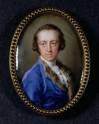 Porträt von Horace Walpole, (1717-97)