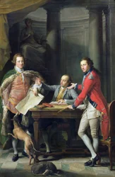 Sir Watkin Williams-Wynn, Thomas Apperley und Captain Edward Hamilton