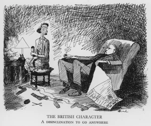 Der britische Charakter, Eine Abneigung, irgendwohin zu gehen