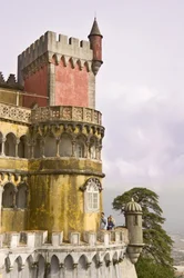 Ein Burgturm